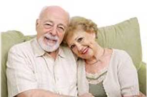 elderly couple